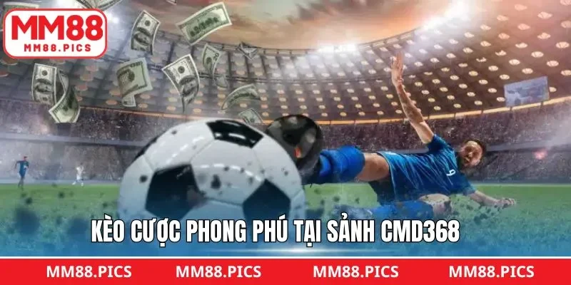 Hệ thống kèo cược tại CMD368 đa dạng, phong phú